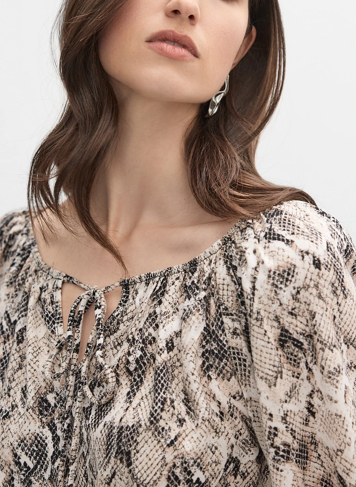 Joseph Ribkoff - Blouse à motif peau de serpent