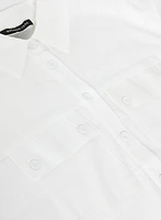 Sleeveless Button-Down Blouse