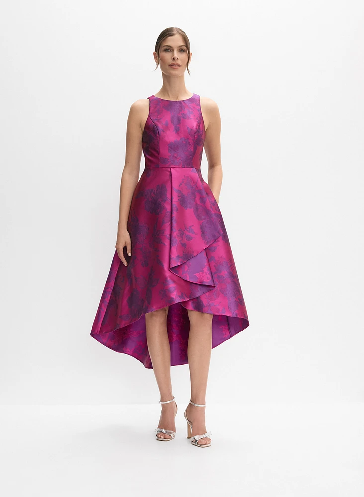Adrianna Papell - Robe florale ajustée et évasée