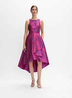 Adrianna Papell - Robe florale ajustée et évasée