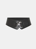 Vegan Leather Elastic Belt