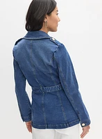 Belted Denim Jacket