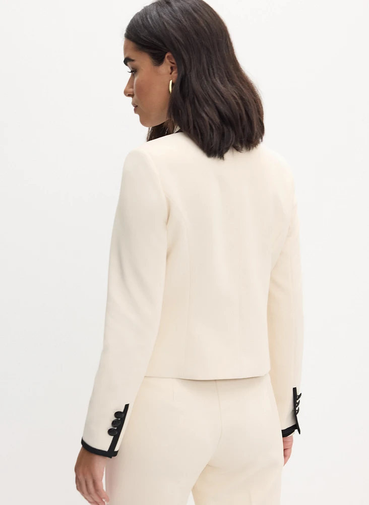 Veste à bordures contrastantes