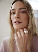 Cabochon Metal Ring