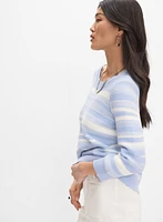 Pull à rayures mixtes