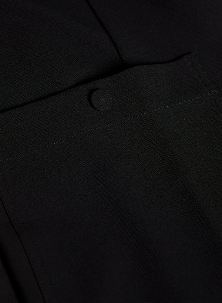 Pantalon cargo à jambe large