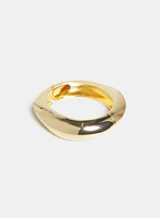 Bracelet-jonc à forme géométrique