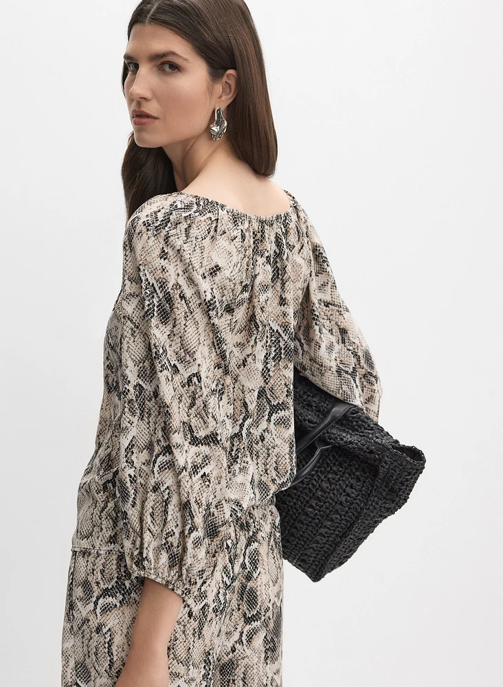 Joseph Ribkoff - Blouse à motif peau de serpent