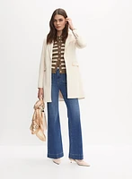 Long Metal Accent Jacket