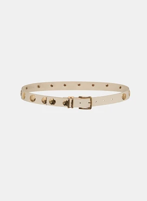Studded Vegan Leather Belt