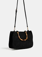 Sac à main à sangle en bambou