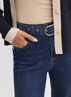 Belted Culotte Jeans