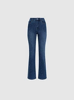 Embellished Flare Leg Jeans