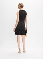 Floral Appliqué Dress