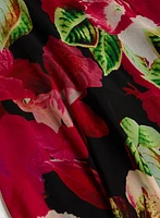 Robe florale en chiffon
