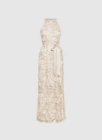 Floral Appliqué Dress