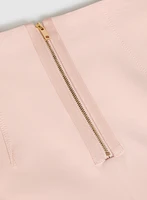 Seamed Waist Pencil Skirt