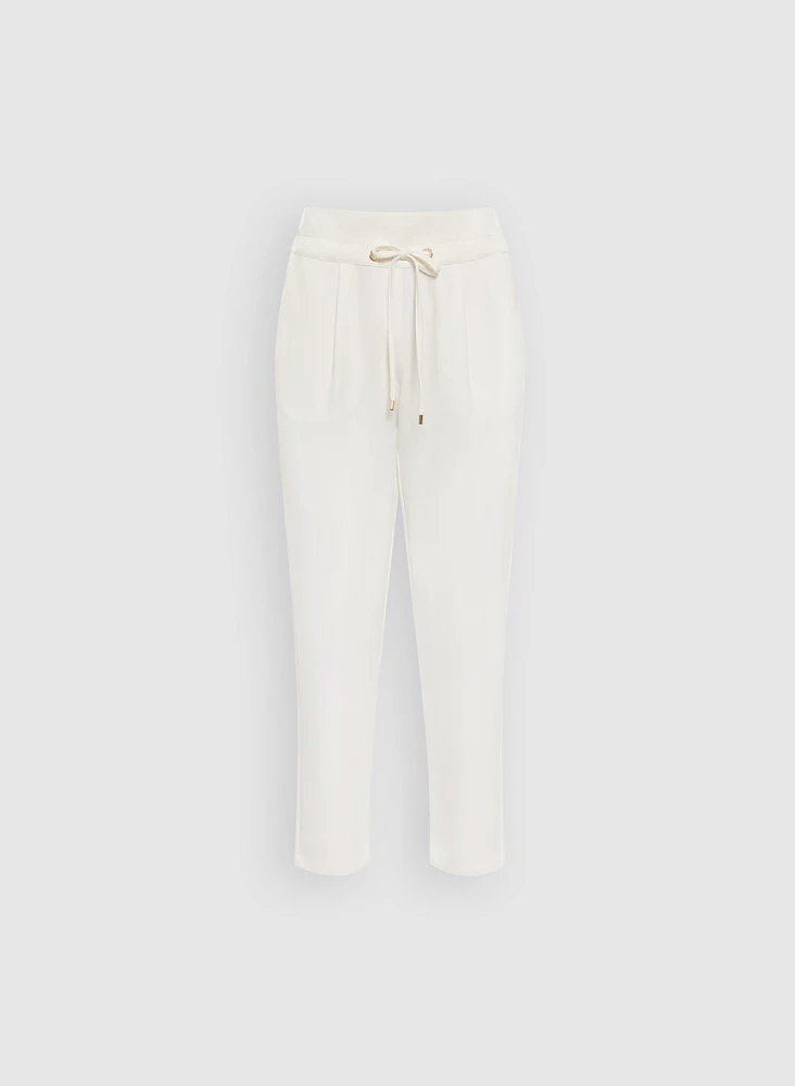 Drawstring Straight Leg Pants