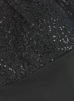 Robe à bustier paillettes