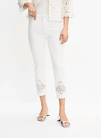 Lace Insert Capris