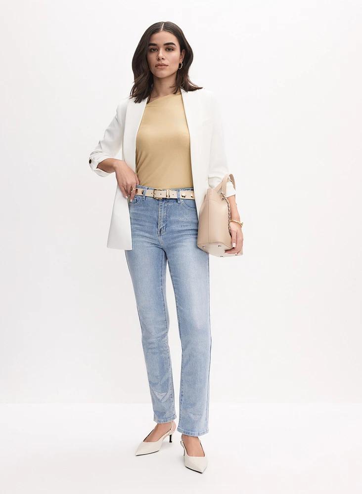 Foil Dot Jeans