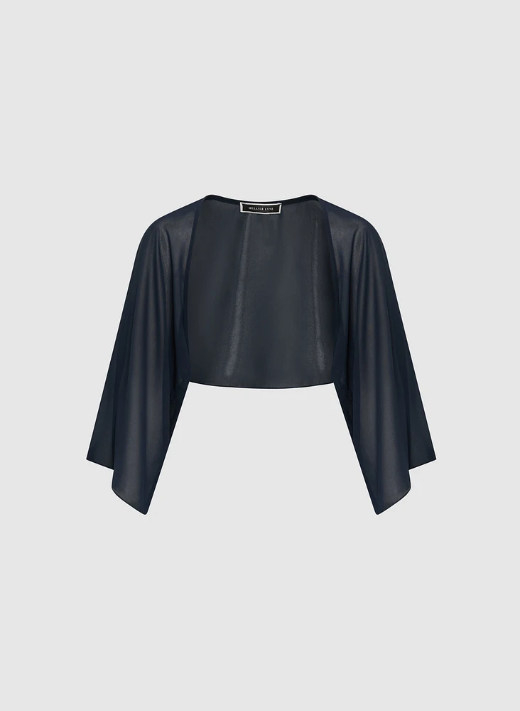 Long Sleeve Chiffon Bolero