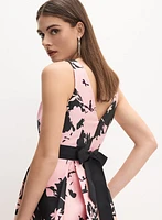 Floral Bow Embellished Gown