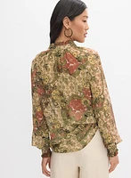 Paisley Print Blouse