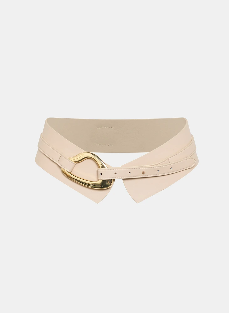Ceinture à détails métalliques