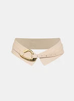Ceinture à détails métalliques