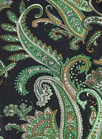 Paisley Wide-Leg Pants