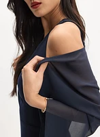 Long Sleeve Chiffon Bolero