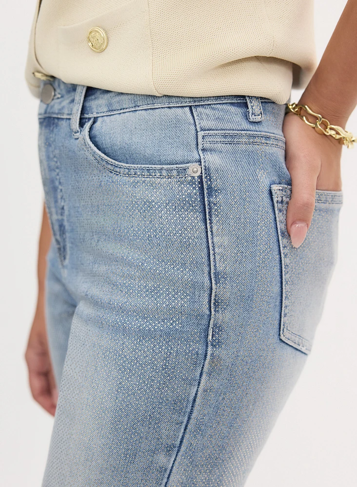 Foil Dot Jeans