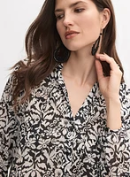 Mixed Print Blouse
