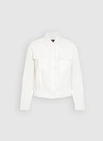 Veste à bordures effilochées