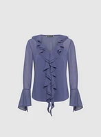 Ruffle Detail Blouse