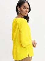 Joseph Ribkoff - Textured 3/4 Sleeve Blouse