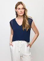 V-Neck Chiffon Blouse