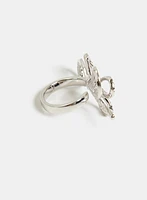 Bague à boucle de cristal