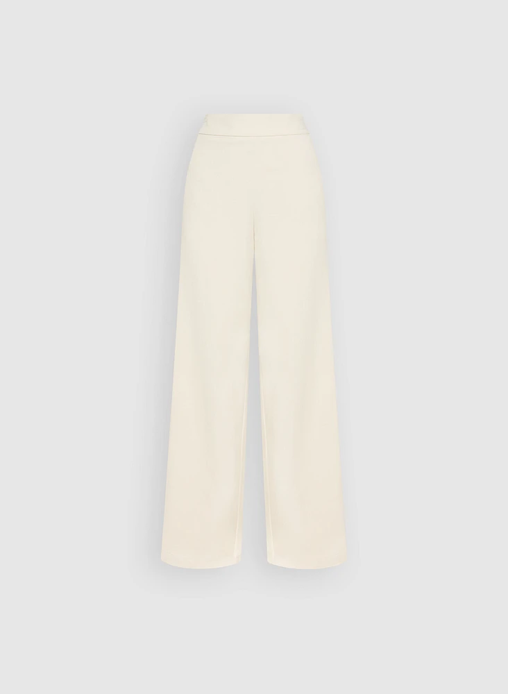 Pantalon à jambe large