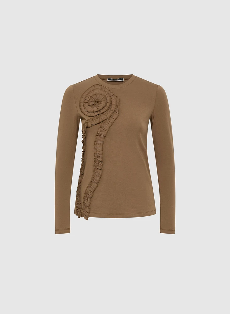 Frill Appliqué Top