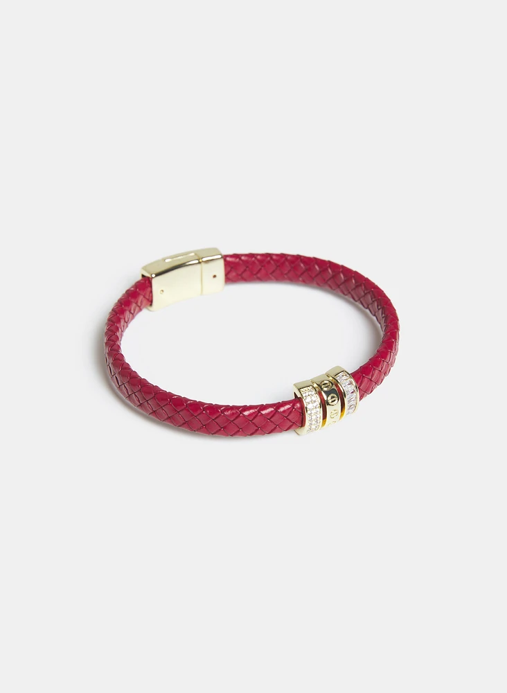 Braided Vegan Leather Bracelet