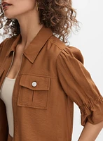 Short Puff Sleeve Jacket