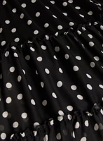 Robe maxi à pois