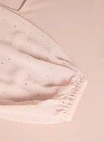 Embellished Chiffon Top