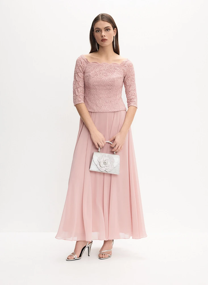 Lace & Chiffon Dress