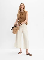 Sleeveless Knit Pullover
