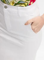 Jupe crayon en denim