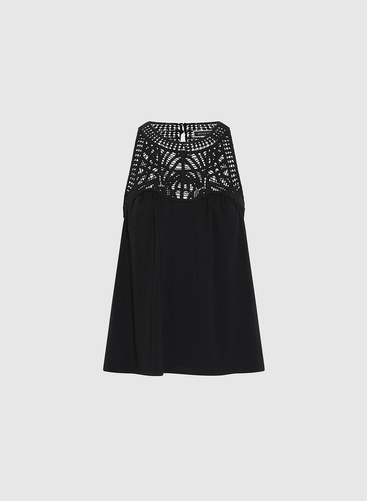Crochet Detail Top