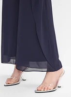 Asymmetric Chiffon Jumpsuit